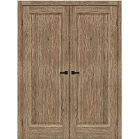 Двустворчатая дверь Неоклассик-30 original-oak