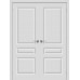 Двустворчатая дверь Скинни-14 white pro