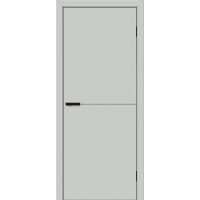 Межкомнатная дверь Браво-0.21 П, grey silk, ДГ