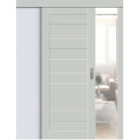 Раздвижная дверь купе Браво-28 grey silk/Magic Fog
