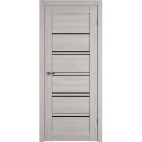 Межкомнатная дверь Atum Pro 28 Stone Oak Black Gloss ДО