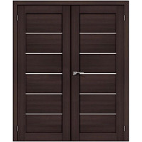 Двустворчатая дверь Браво 22 Wenge Melinga ДО