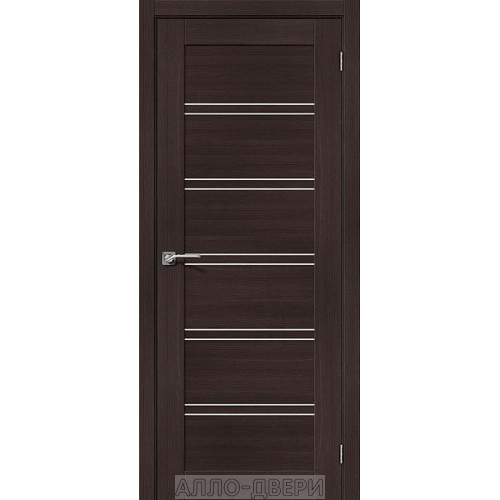 Межкомнатная дверь Браво-28 Wenge melinga/Magic Fog