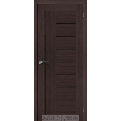 Межкомнатная дверь Браво-29 Wenge melinga/Black Shine Межкомнатная дверь Браво-29 Wenge melinga/Black Shine