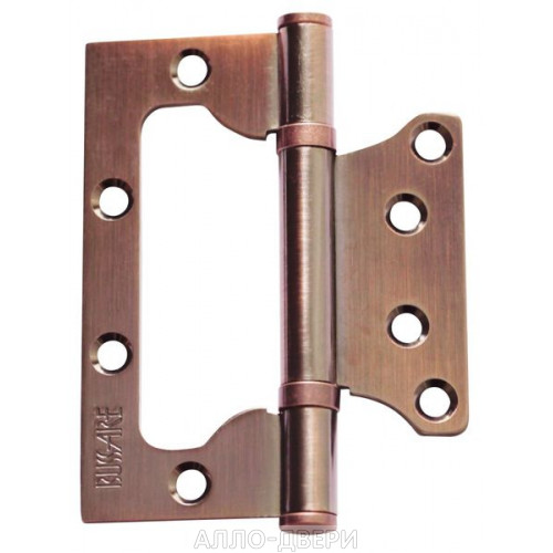 Петля накладная BUSSARE BO-20-U 100X75X2.5-2BB-1AC античная медь