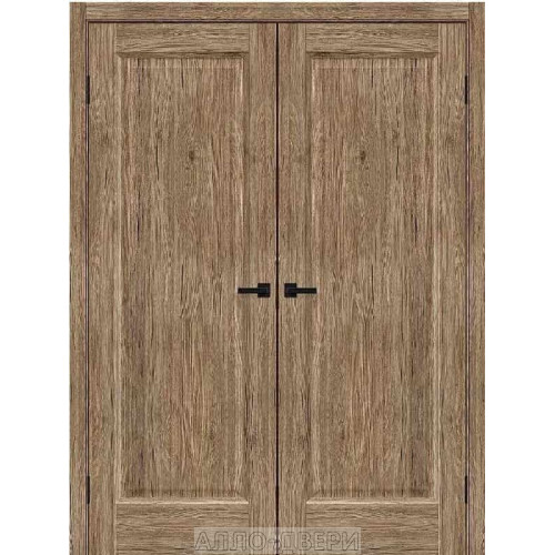 Двустворчатая дверь Неоклассик-30 original-oak