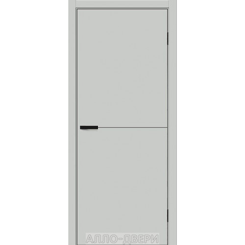 Межкомнатная дверь Браво-0.21 П, grey silk, ДГ