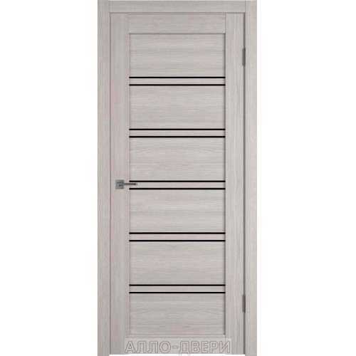 Межкомнатная дверь Atum Pro 28 Stone Oak Black Gloss ДО