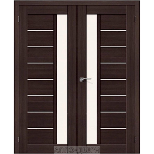 Двустворчатая дверь Браво-27 wenge melinga ДО
