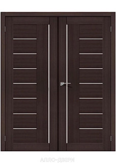 Двустворчатая дверь Браво-29 wenge melinga ДО Двустворчатая дверь Браво-29 wenge melinga ДО
