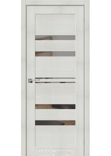 Межкомнатная дверь Браво-30 Bianco melinga/Mirox Grey