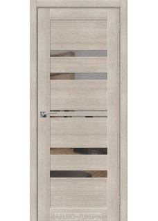Межкомнатная дверь Браво-30 Cappuccino melinga/Mirox Grey