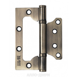 Петля накладная BUSSARE BO-20-U 100X75X2.5-2BB-1AB античная бронза