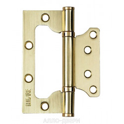 Петля накладная BUSSARE BO-20-U 100X75X2.5-2BB-1SG золото матовое