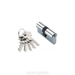 Цилиндр ключ-ключ ADDEN BAU CYL 5-60 KEY хром