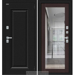 Входная Дверь Thermo Флэш букле черное/wenge melinga
