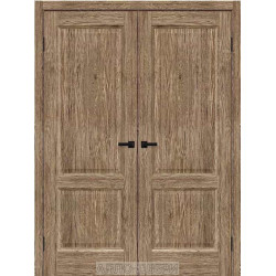 Двустворчатая дверь Неоклассик-32 original-oak